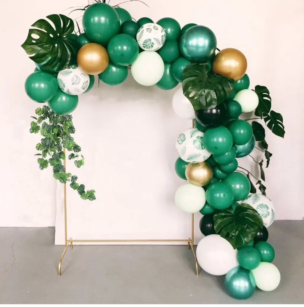 Sur Pinterest FENGRISE Jungle fête palmier feuille ballons fête d’anniversaire