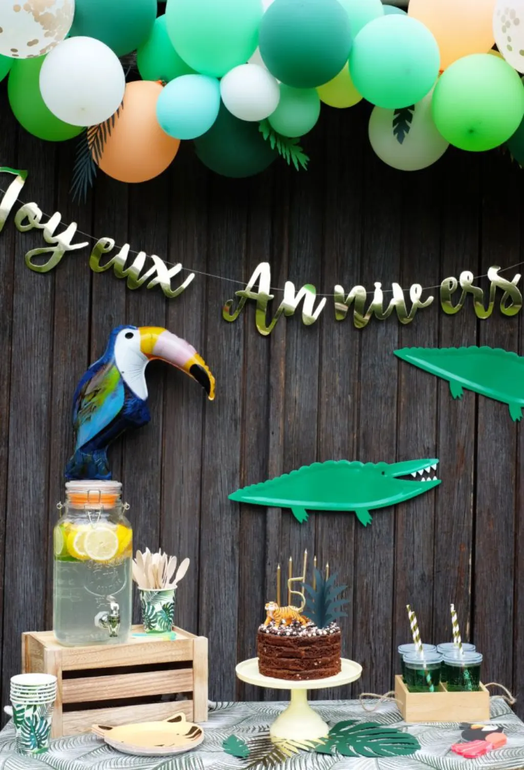 Sur Pinterest Lot de 3 ballons « animaux exotiques »