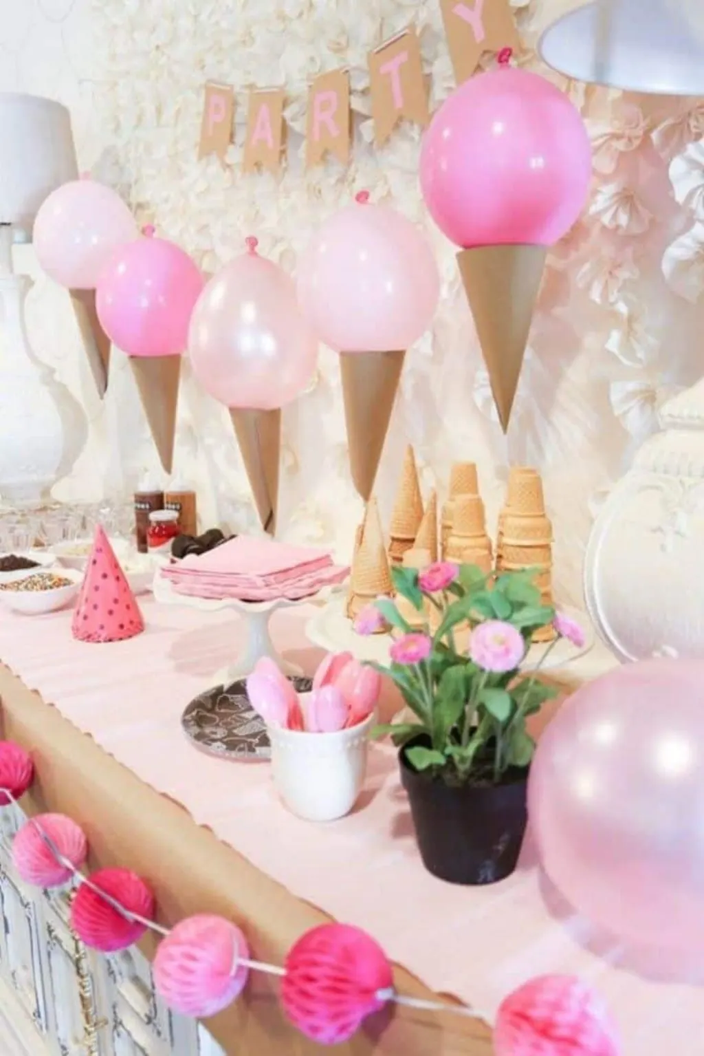 Sur Pinterest Décoration ballon anniversaire fille pour organiser une fête géniale