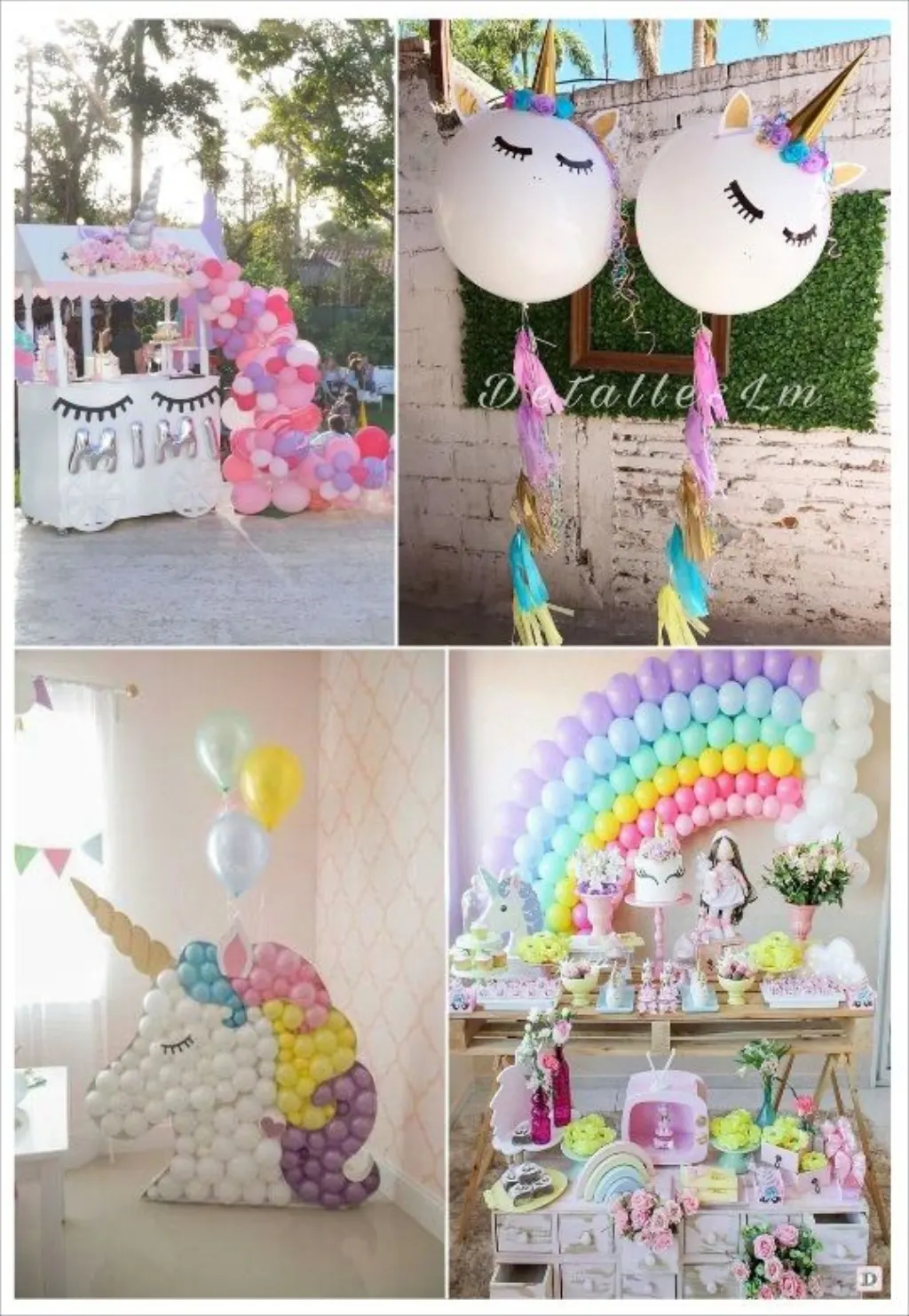 Sur Pinterest decoration anniversaire licorne ballons arche de ballons arc en ciel