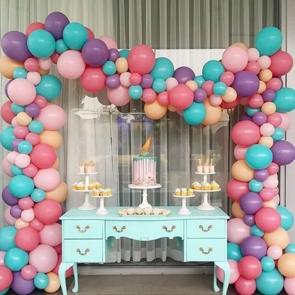 Sur Pinterest 20′ Balloon Garland DIY Kit Cotton Candy Dream