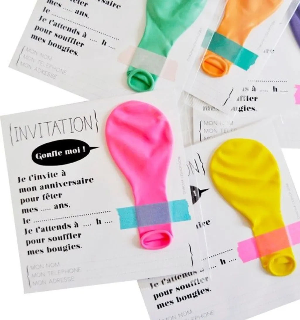 Sur Pinterest Carte-invitation-anniversaire-originale-enfant