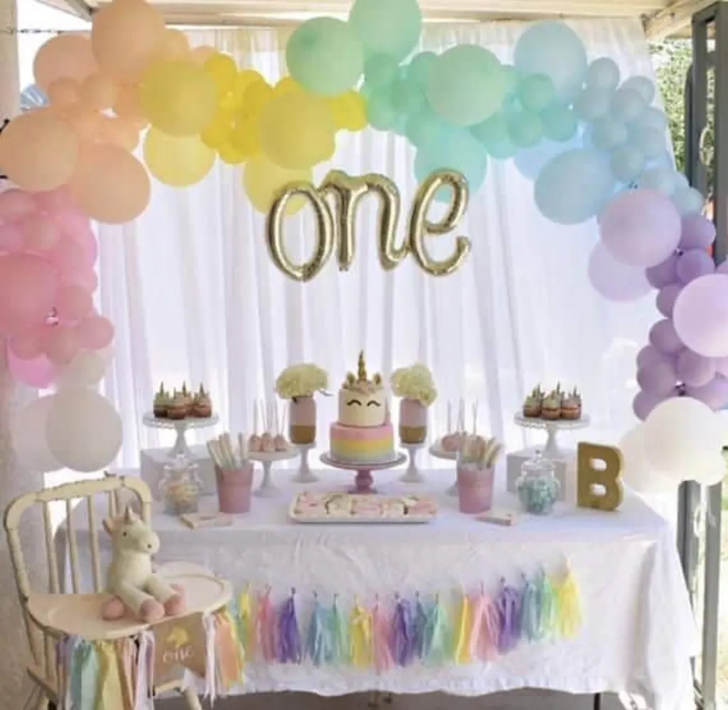 Sur Pinterest Rainbow Balloon Garland DIY Kit~Unicorn Party Balloons~Rainbow Balloon