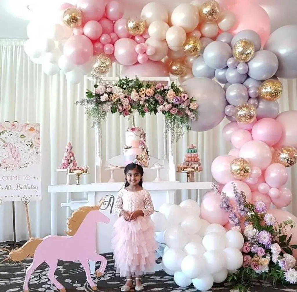 Sur Pinterest Décoration ballon anniversaire fille pour organiser une fête géniale