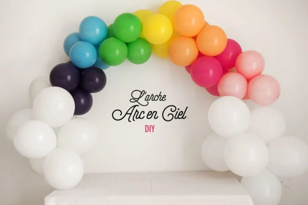 Sur Pinterest Arche Ballon Arc en Ciel Tuto DIY Blog