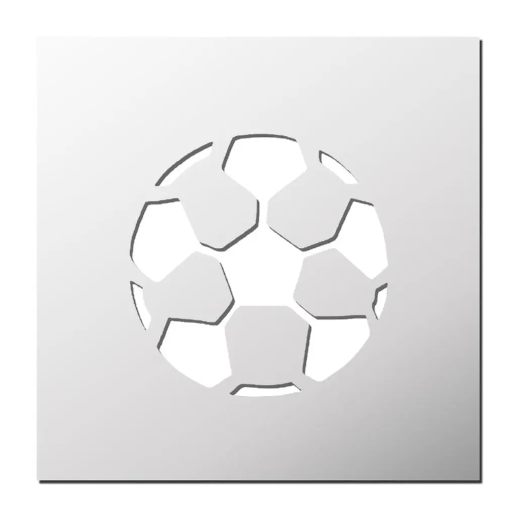Sur Pinterest Pochoir ballon de foot