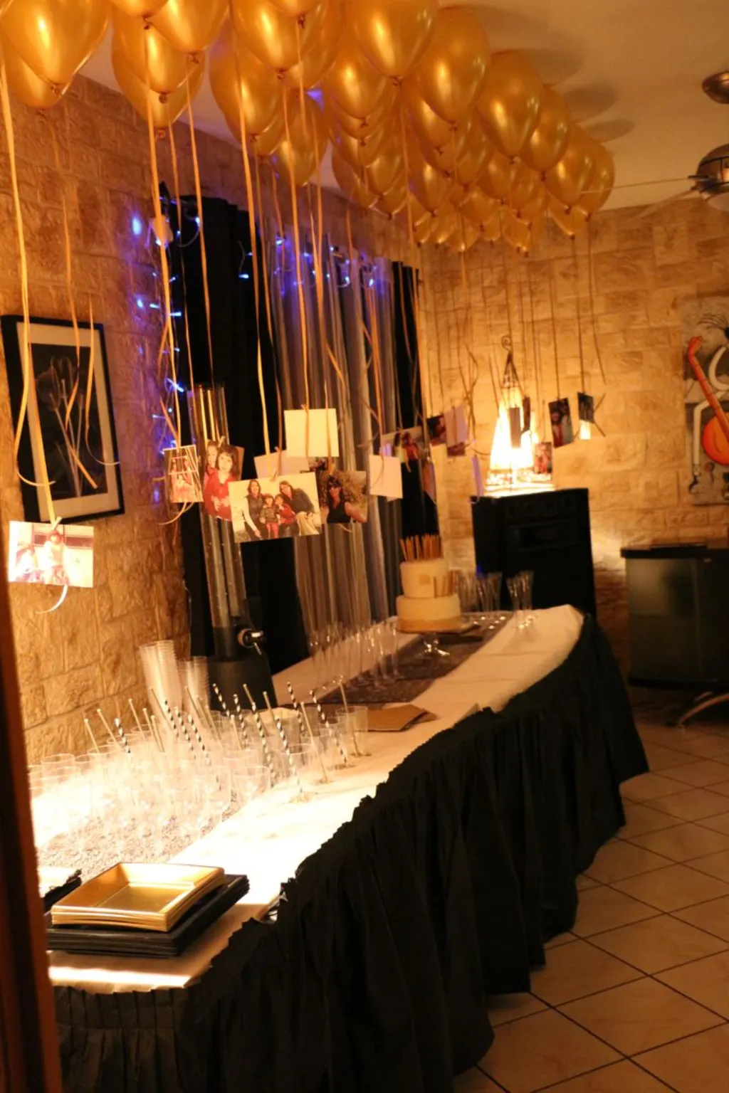 Sur Pinterest Anniversaire Noir & Or ! #evenementsheureux #evenementsfamiliaux
