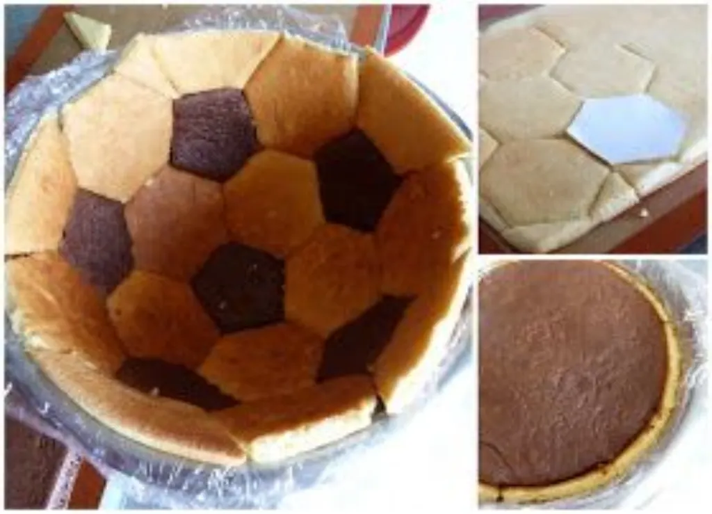 Sur Pinterest Gâteau d’anniversaire ballon de foot, mousses chocolat noir et blanc