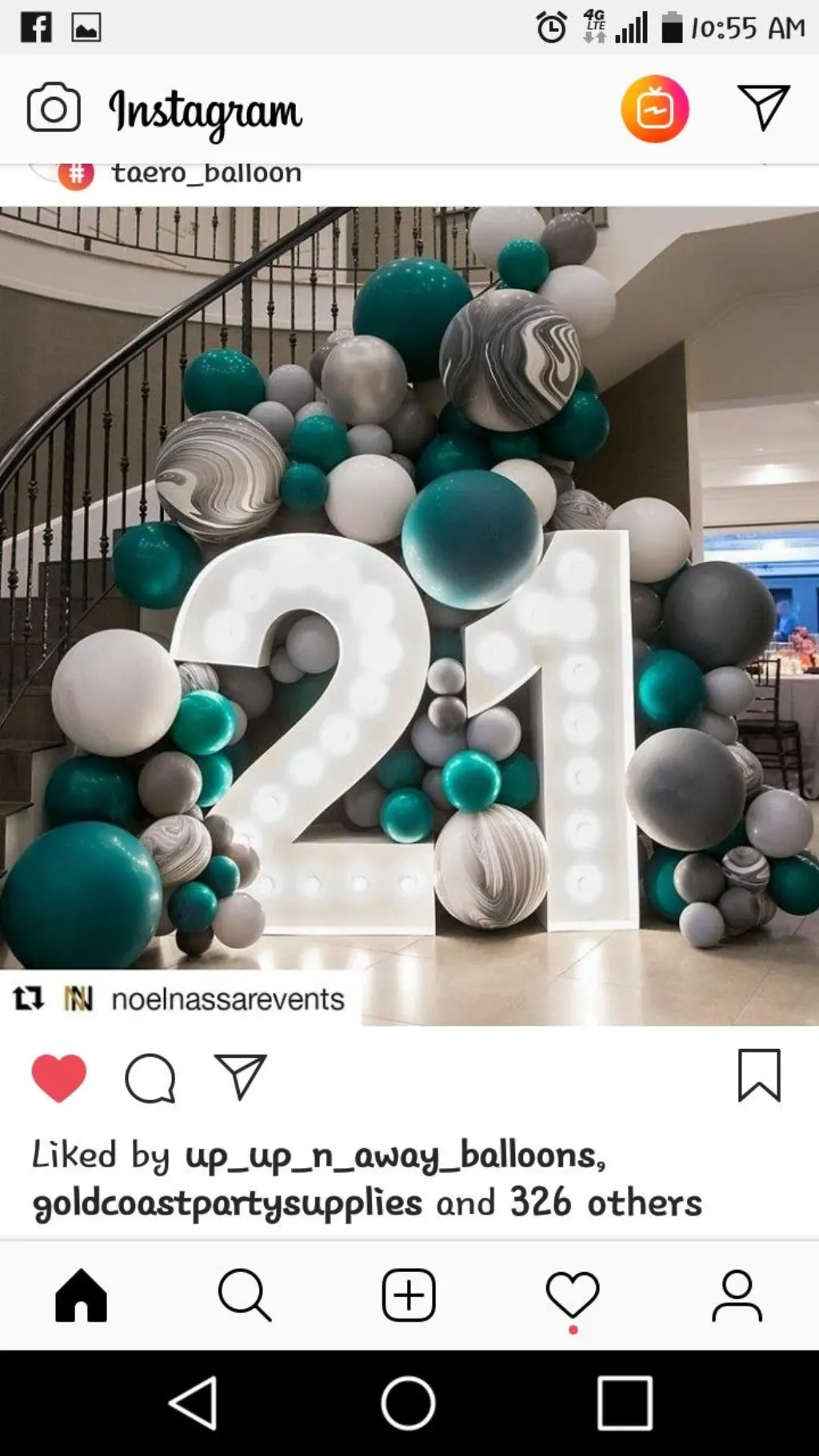 Sur Pinterest 21st birthday balloons