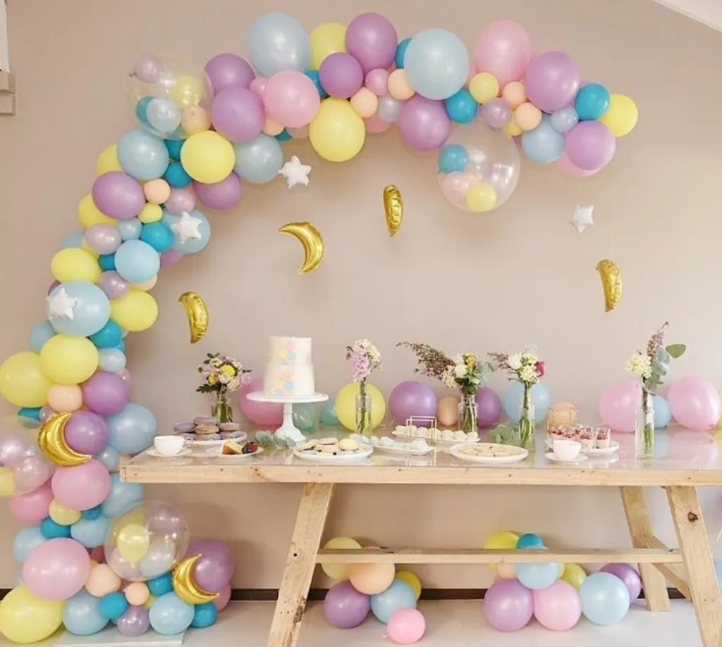 Sur Pinterest Décoration ballon anniversaire fille pour organiser une fête géniale