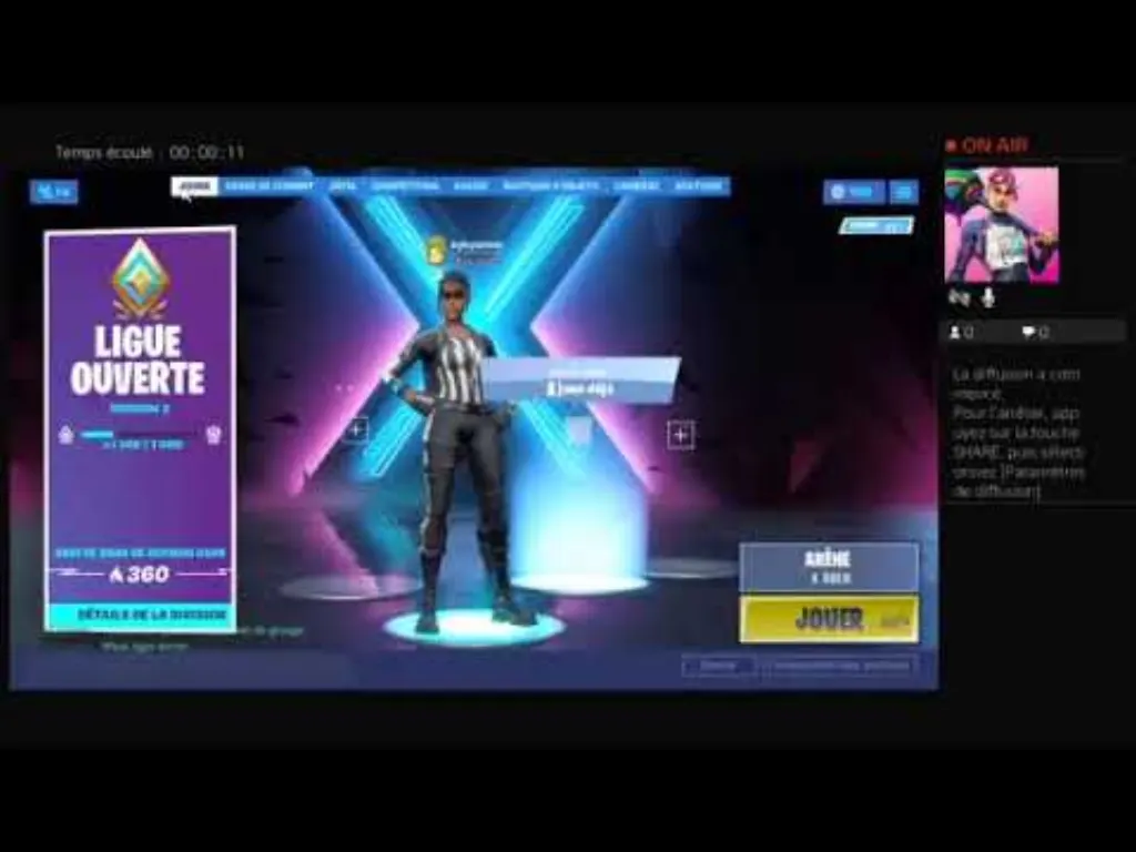 Consulter ma diffusion depuis ma PlayStation 4 ! #PS4live (Fortnite) live at