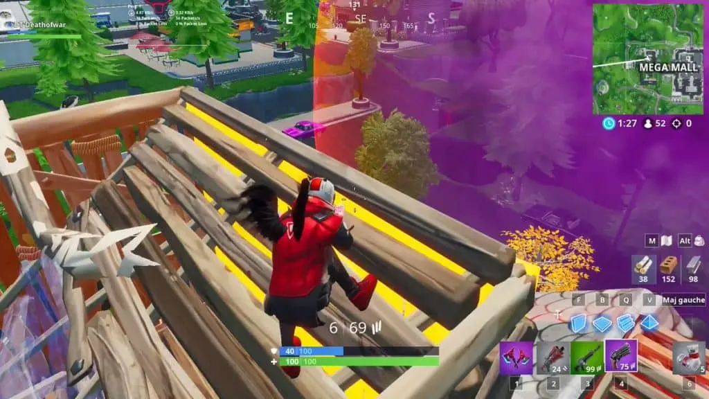 #Fortnite Moi: ? Le mec : AH