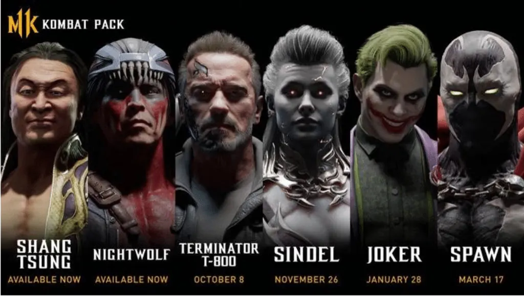 Gamescom 2019 - Annonce des combattants du DLC Mortal Kombat 11