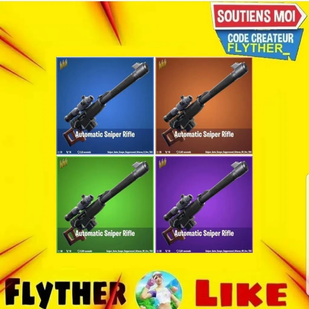 Vous aimez cette arme ? Moi perso je l’adore ! N’oublie pas le code createur fl
