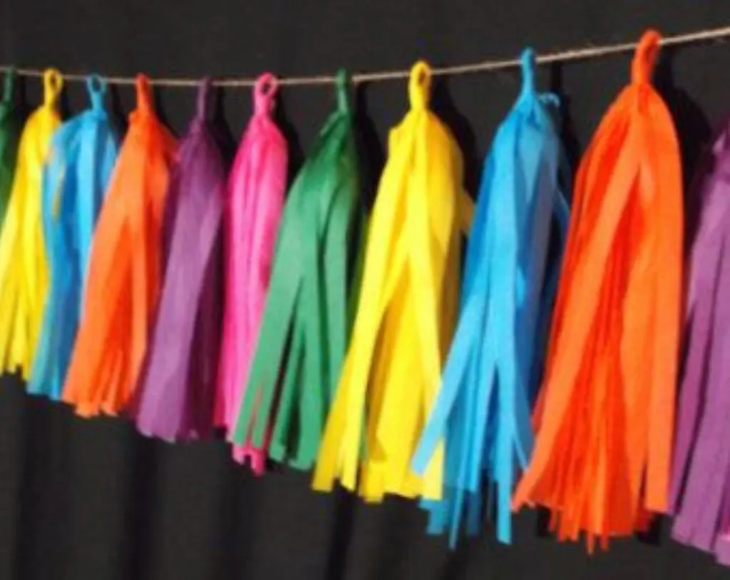 Sur Pinterest SHIPPED NEXT DAY, 20 Tassel Cinco de Mayo Tissue Paper Garland, Fiesta