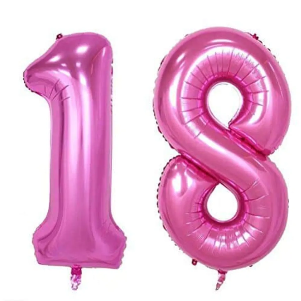 Sur Pinterest NUOLUX Numéro 18 Ballons Anniversaire Nombre Gloons en feuille, 40