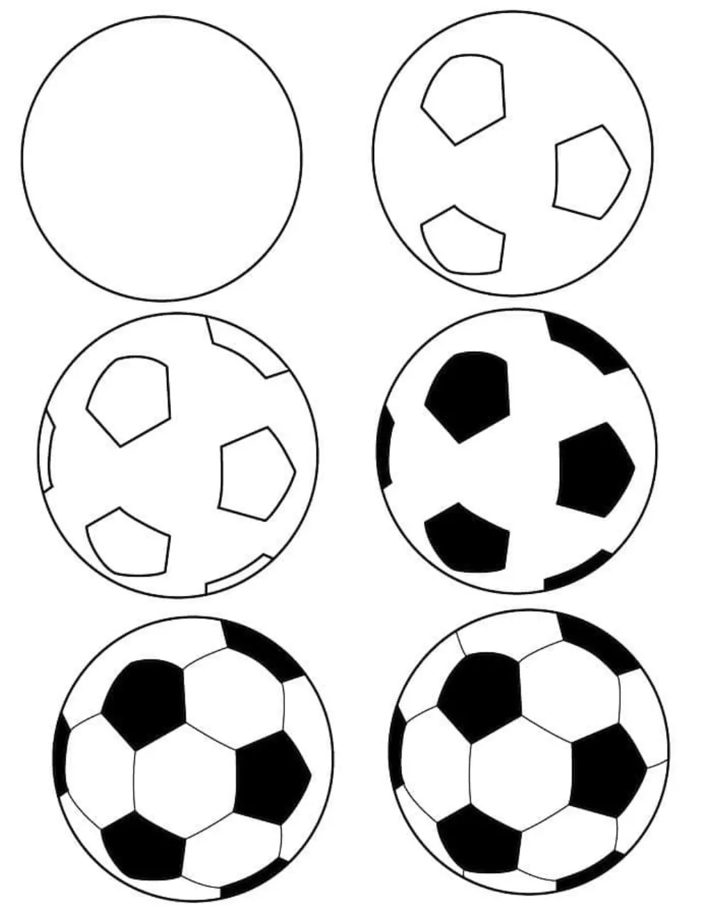 Sur Pinterest drawing soccer-ball