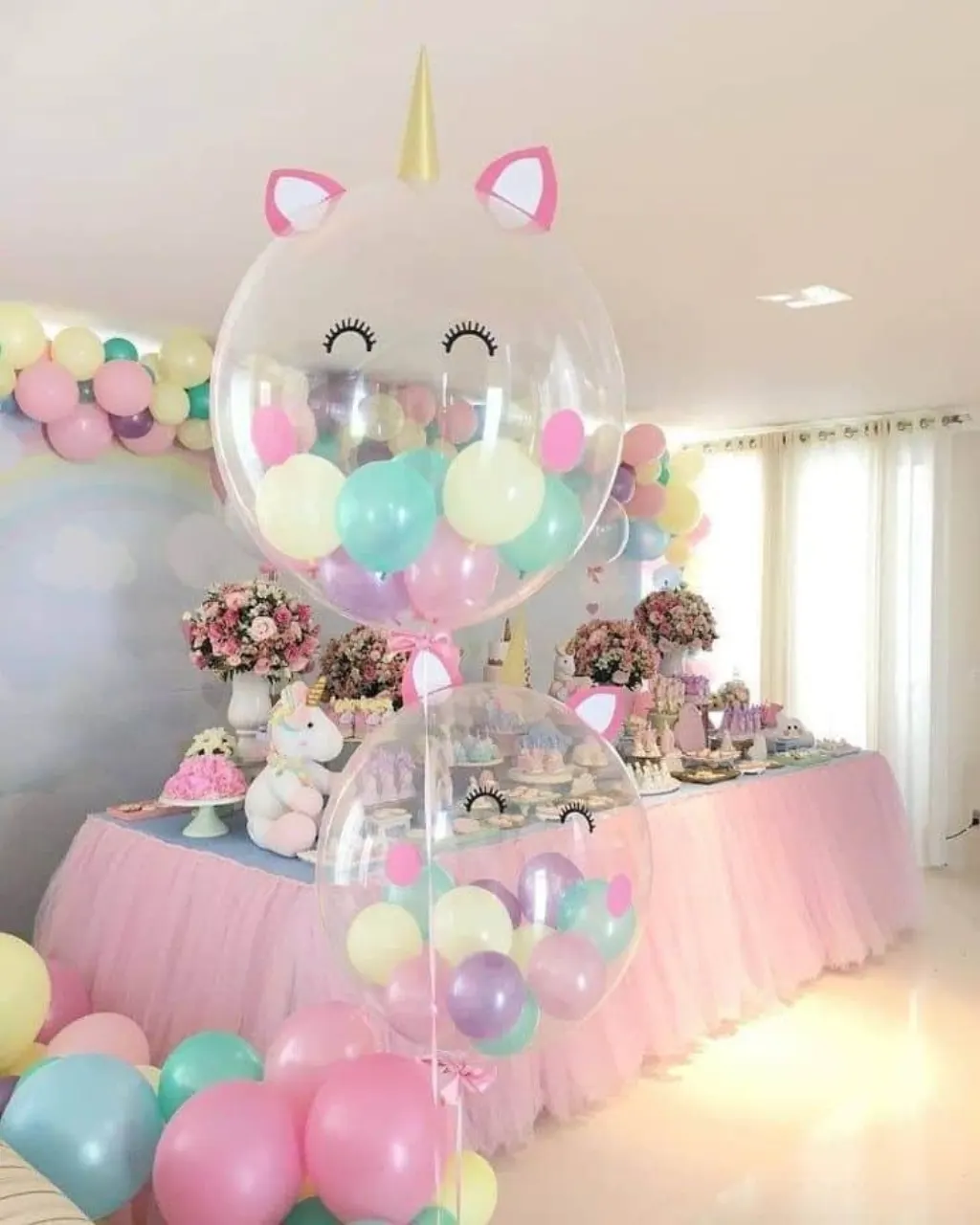 Sur Pinterest Décoration ballon anniversaire fille pour organiser une fête géniale