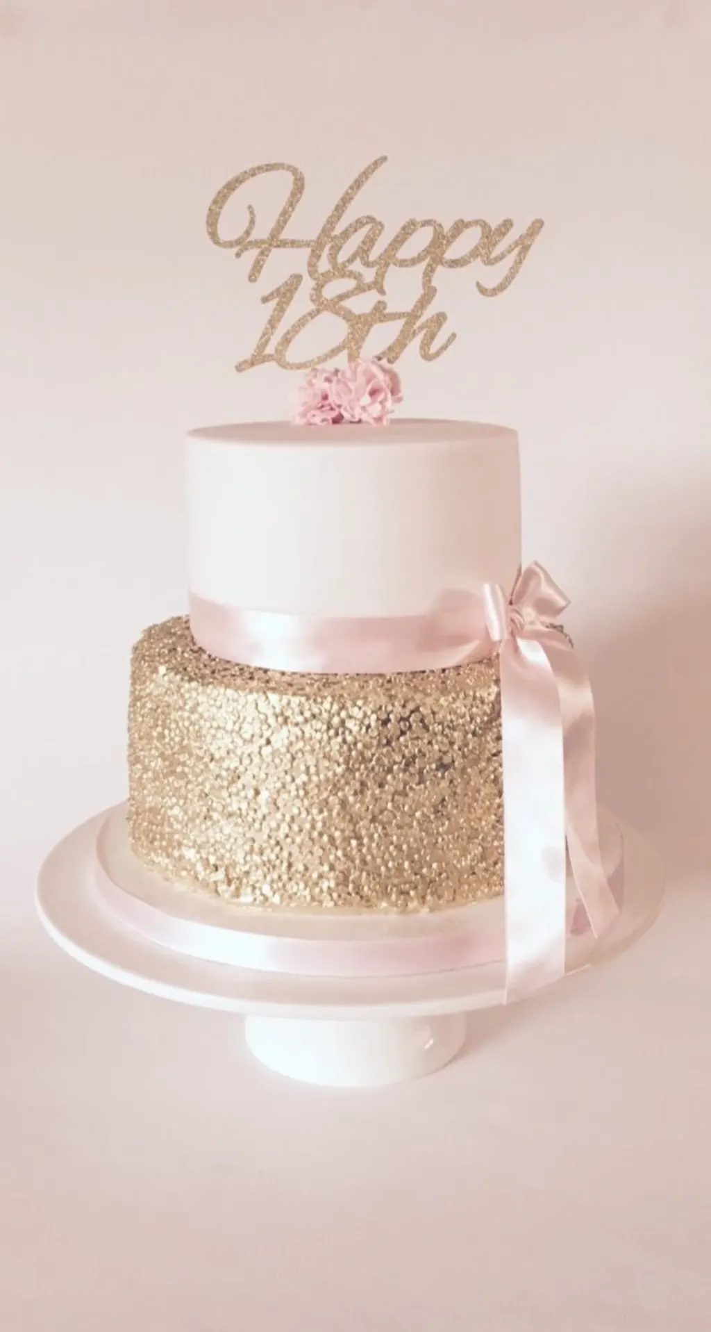 Sur Pinterest Pink gold sequin 18th ladies birthday cake 2024 Pink gold sequin