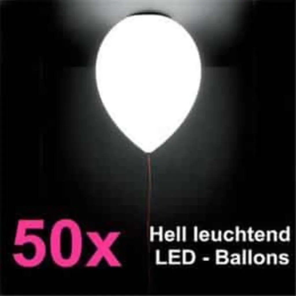 Sur Pinterest Ballons 50x LED blanches pour ballons Anniversaire de Noël Wedding