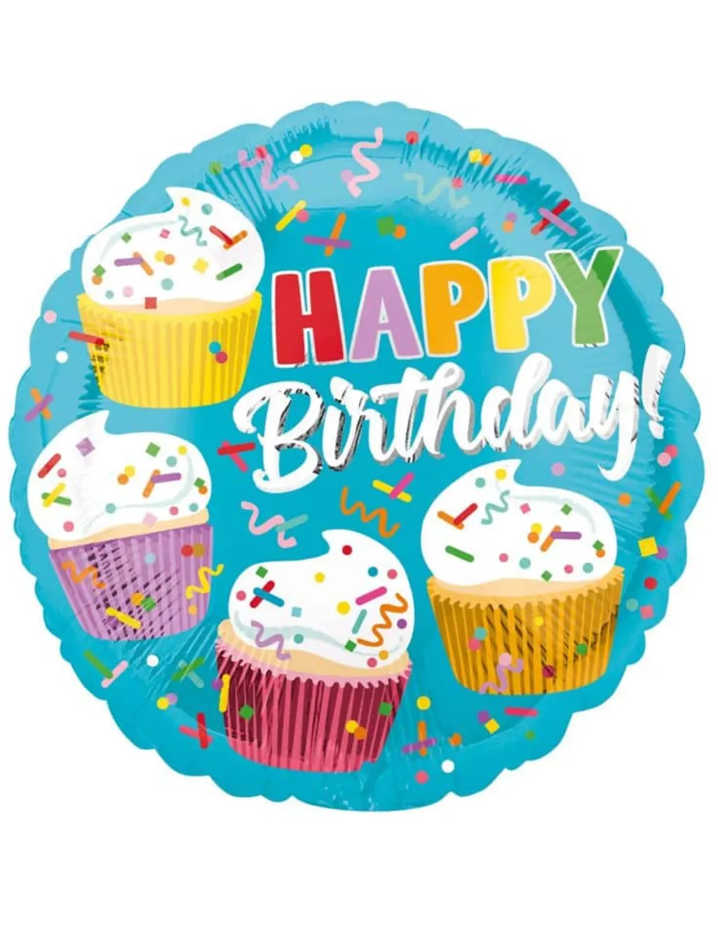Sur Pinterest Ballon aluminium Happy Birthday cupcakes 43 cm