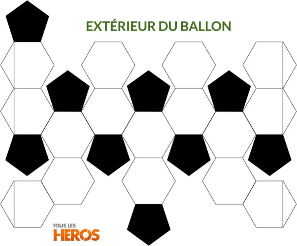 Sur Pinterest planche pour construire un vide-poche en forme de ballon de foot