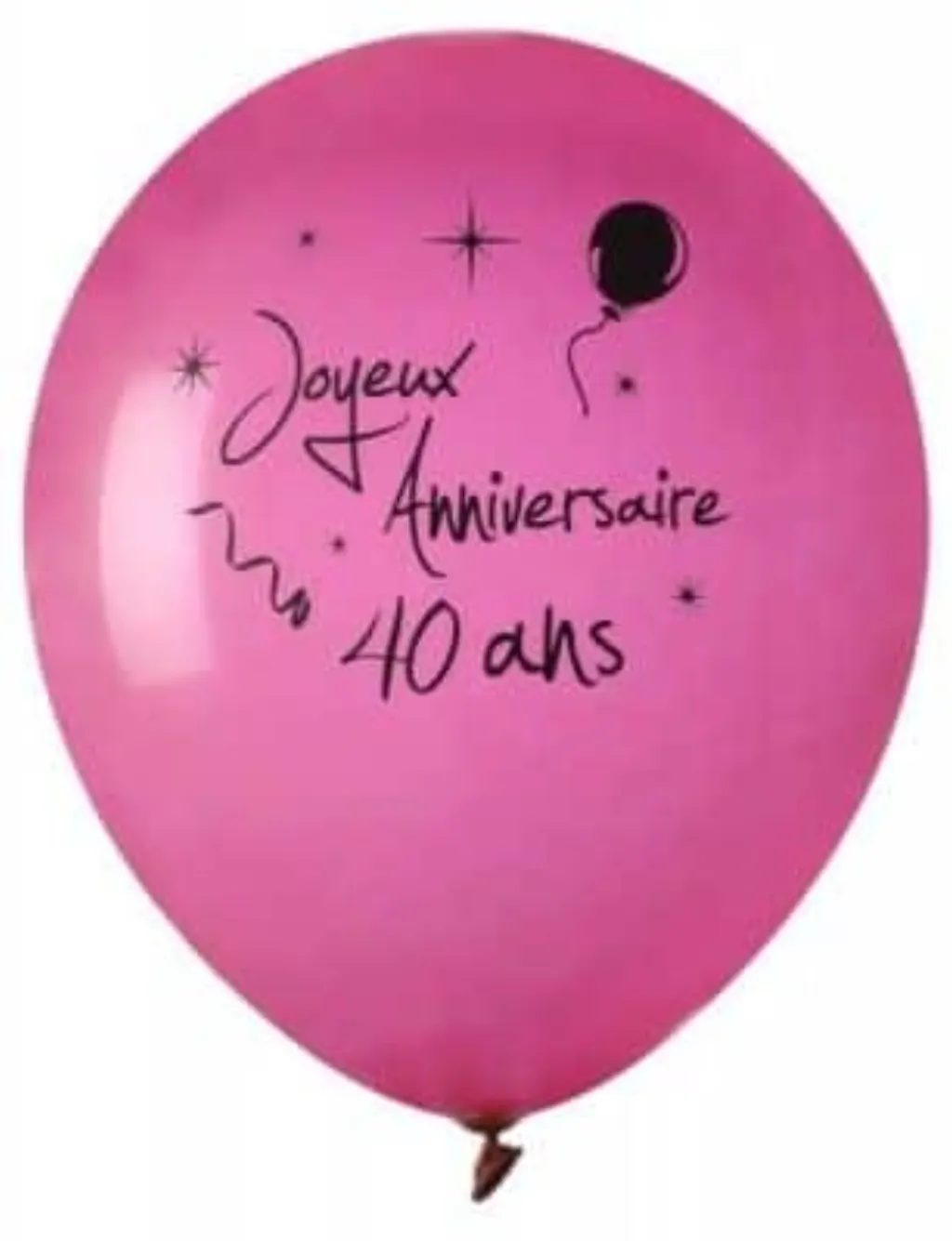 Sur Pinterest SANTEX 4842-40, Sachet de 8 ballons latex 23cm Joyeux Anniversaire 40