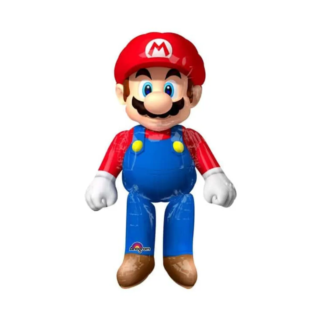 Sur Pinterest Super Mario Bros. Airwalker Foil Balloon, Kids Unisex