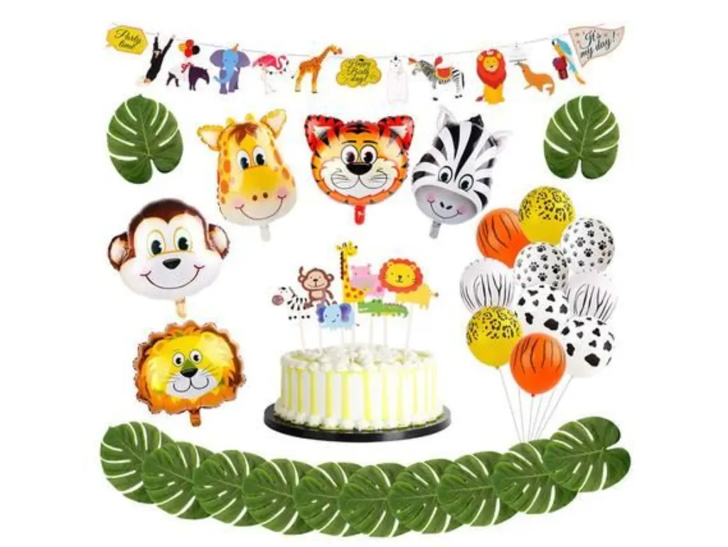 Sur Pinterest Animal Decorations Safari Party Supplies – Jungle Theme Party Supplies