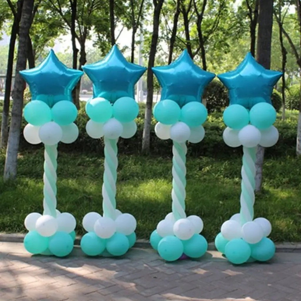 Sur Pinterest Ballon colonne base Nouveau Bleu Ballon Pilier Route De Mariage De