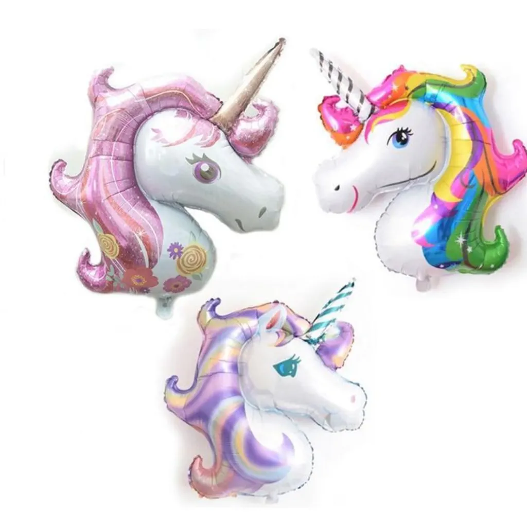 Sur Pinterest Party Decorations Kids Foil Balloons Unicorn Baby Shower