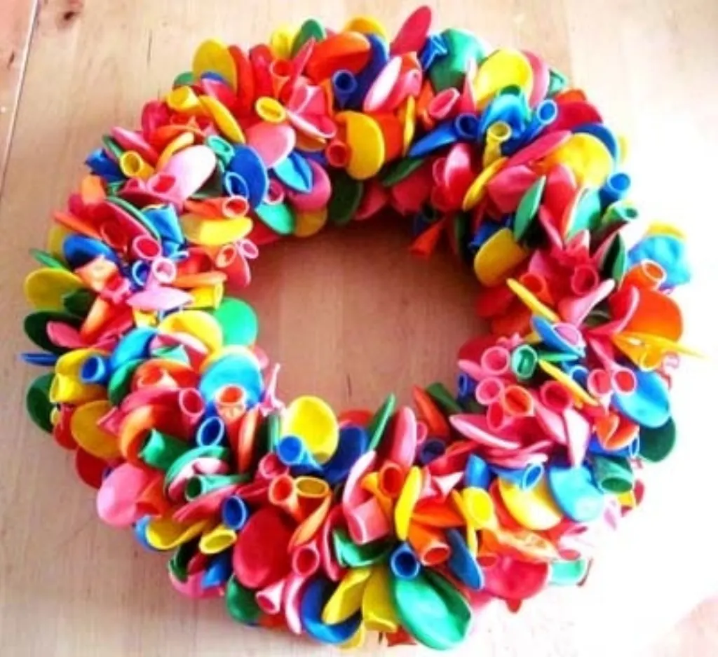 Sur Pinterest DiY Couronne Ballons Baudruche Anniversaire Enfant