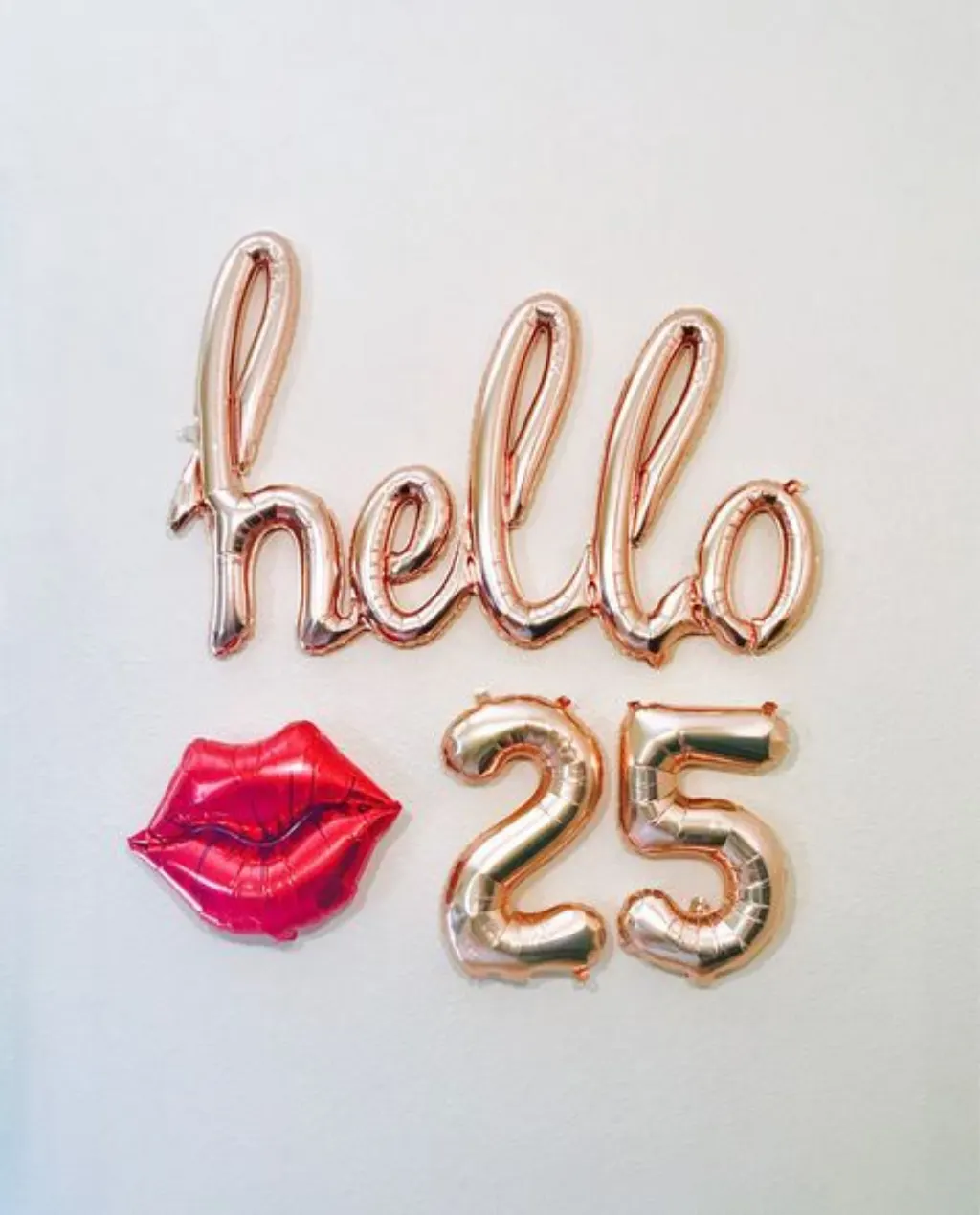 Sur Pinterest Rose Gold Hello 25 Hello 25 25th Birthday 25 Years Rose