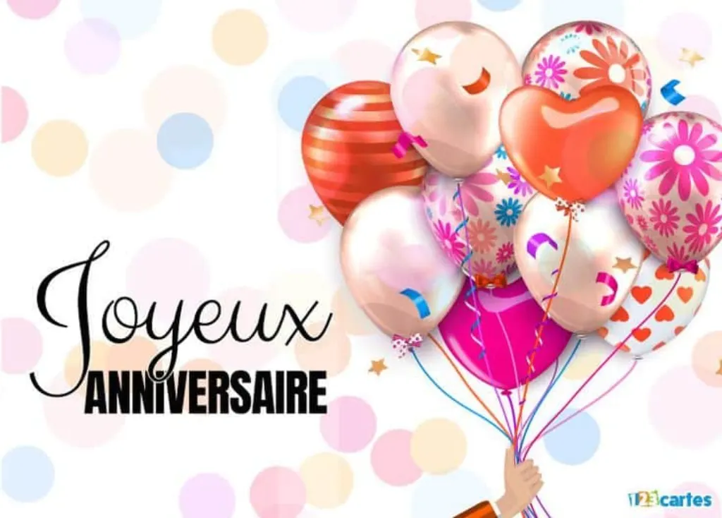 Sur Pinterest Carte anniversaire mes ballons de baudruche à motifs