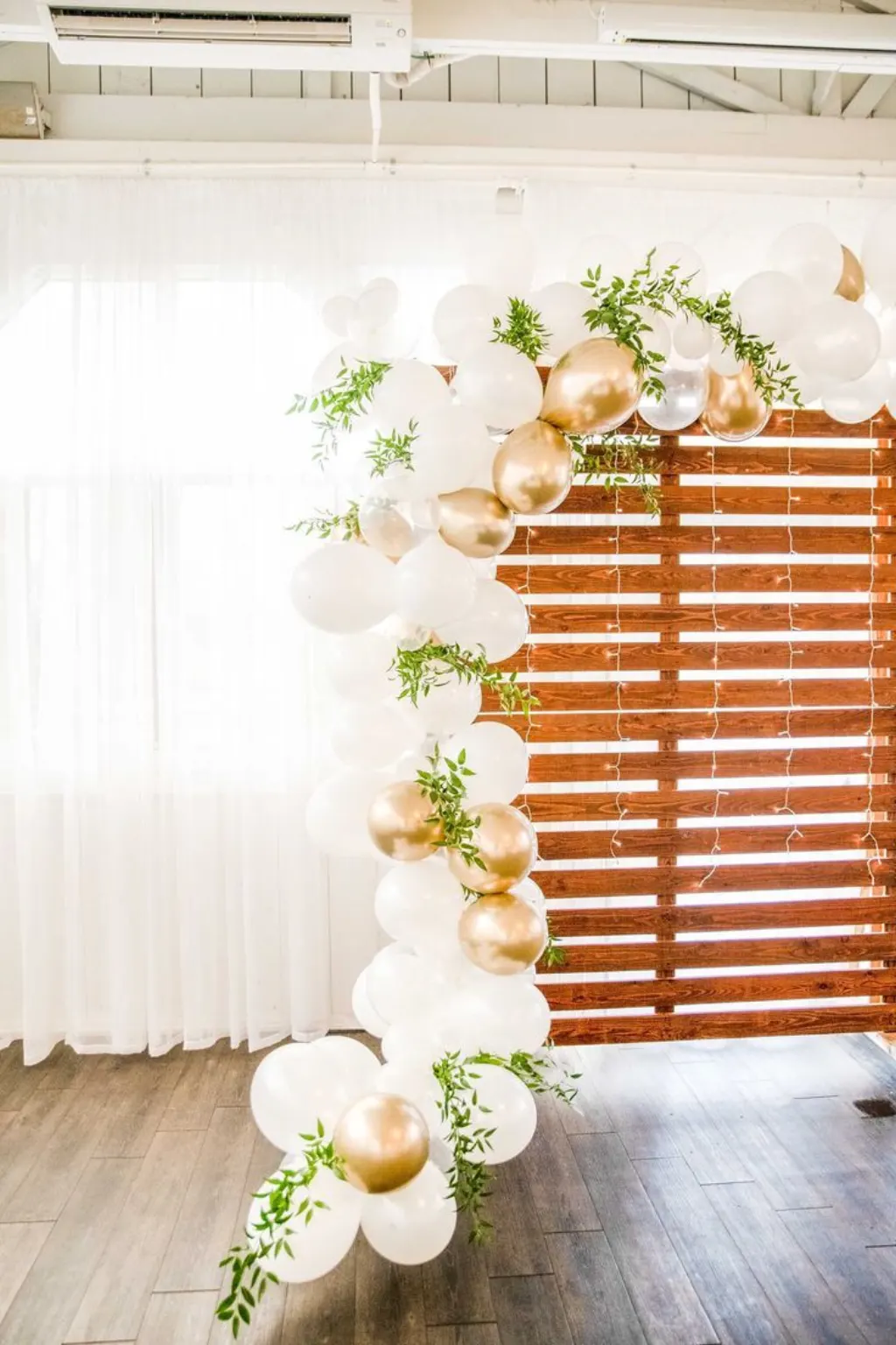 Sur Pinterest Our Wedding Balloon Garland Experience