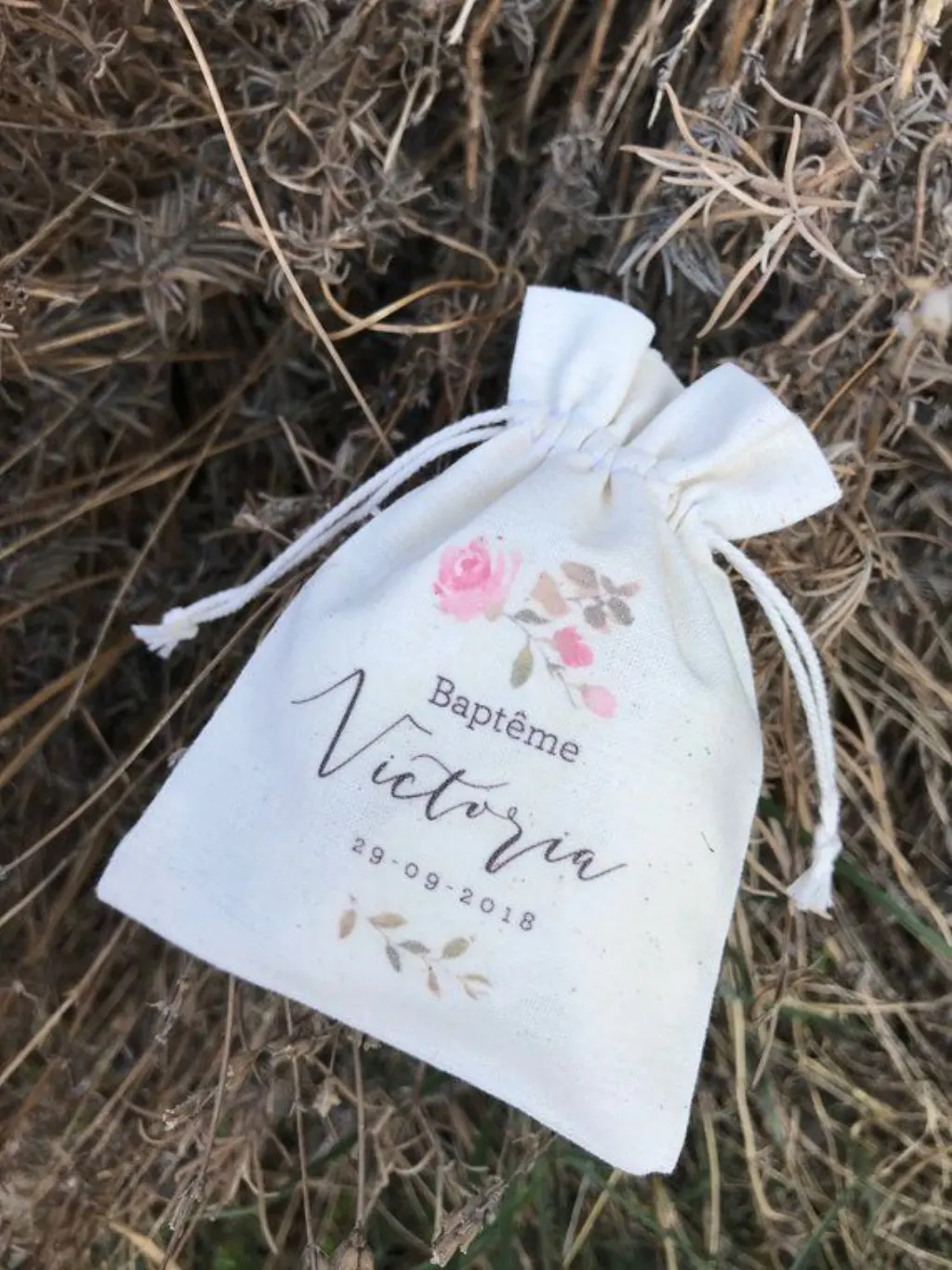 Sur Pinterest Bags-baptism – gifts guests – deco girl baptism – christening gift