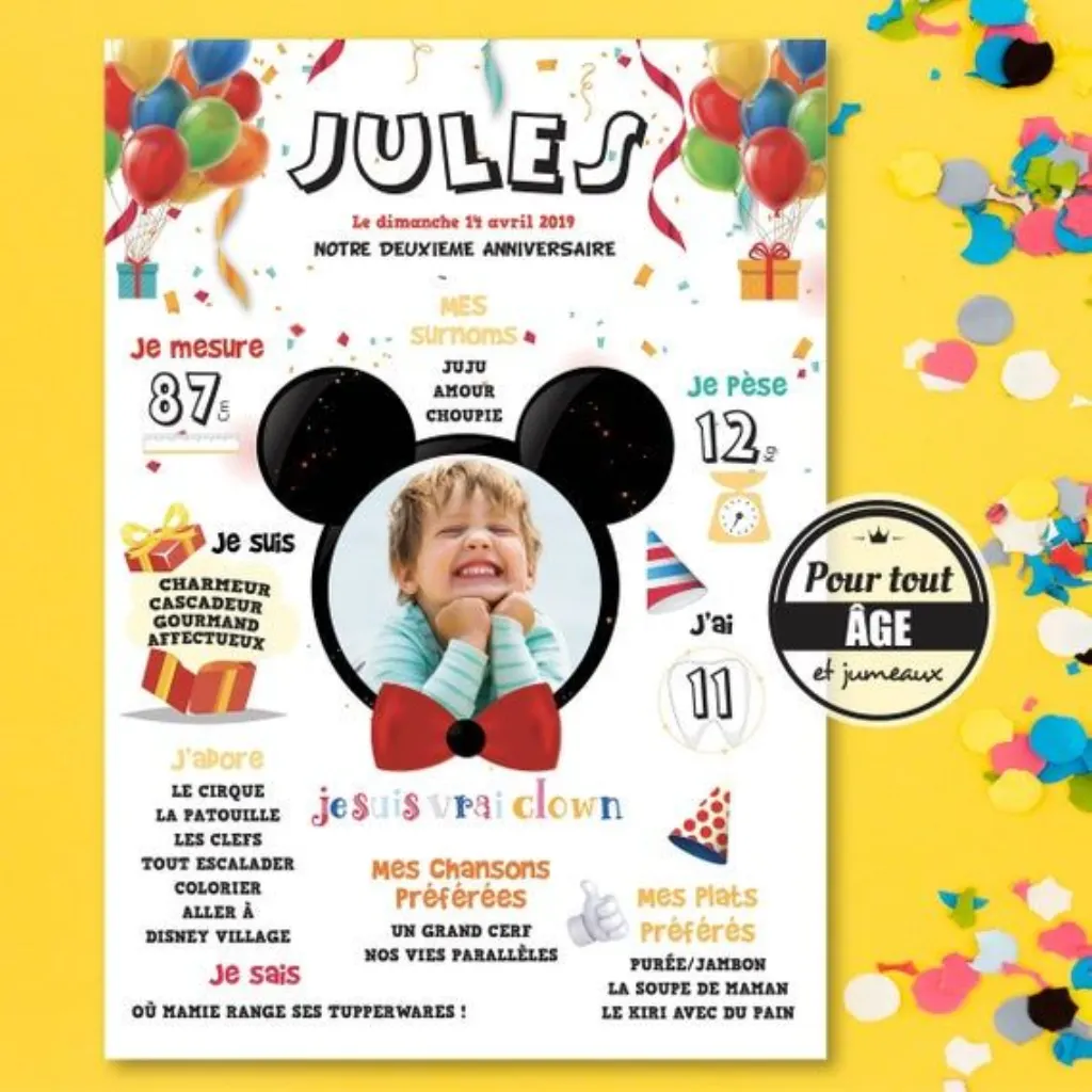 Sur Pinterest Poster kids Mickey birthday for kids – Poster disney birthday balloons