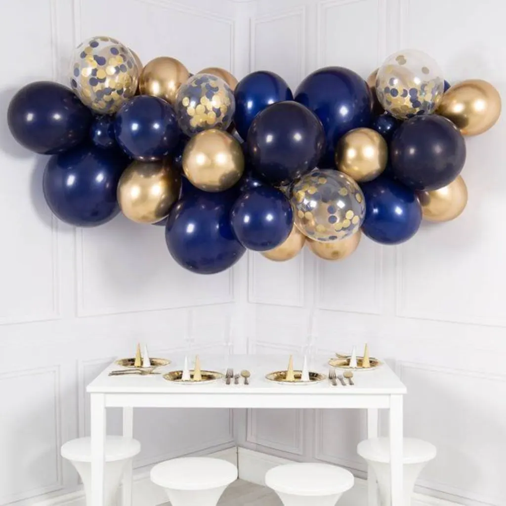Sur Pinterest Kit de guirnalda de globos de oro y Marina-juego de piezas DYI 55