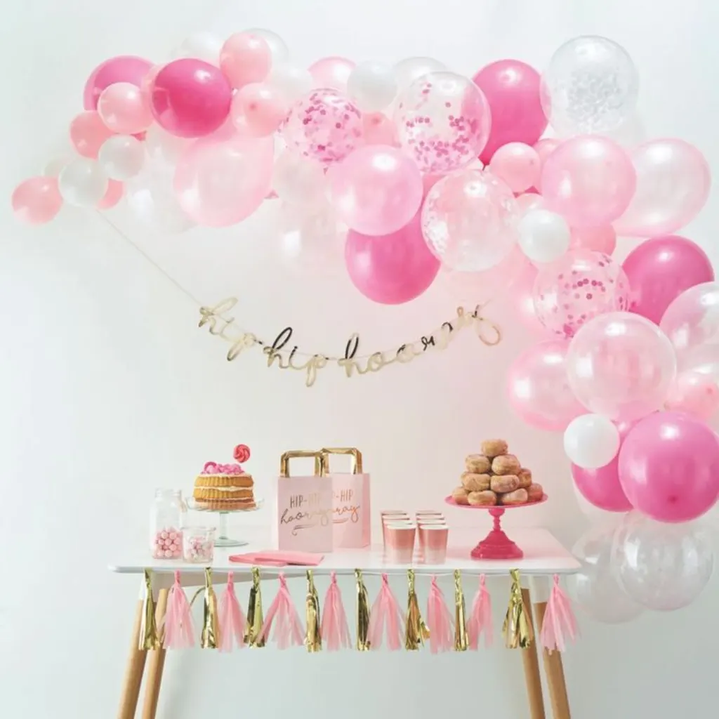 Sur Pinterest Ginger Ray Pink Latex Balloon Arch Kit