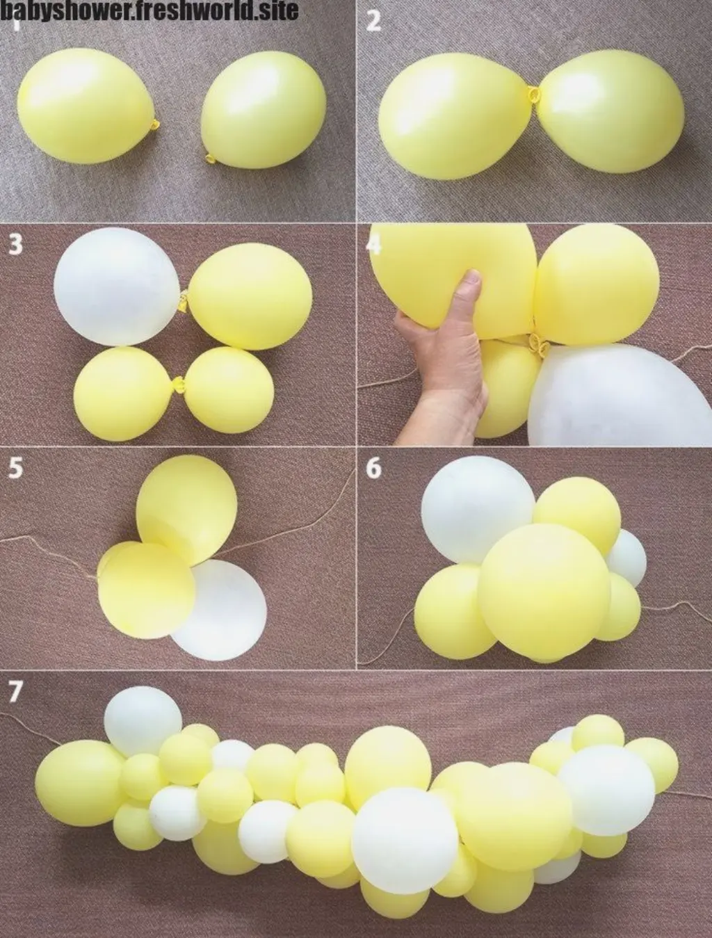 Sur Pinterest Wie man Ballon-Girlande-Populäre Ballon-Dekorationen mit Ballons