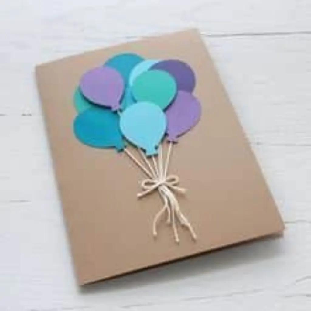 Sur Pinterest Balloon Bunch Birthday Card