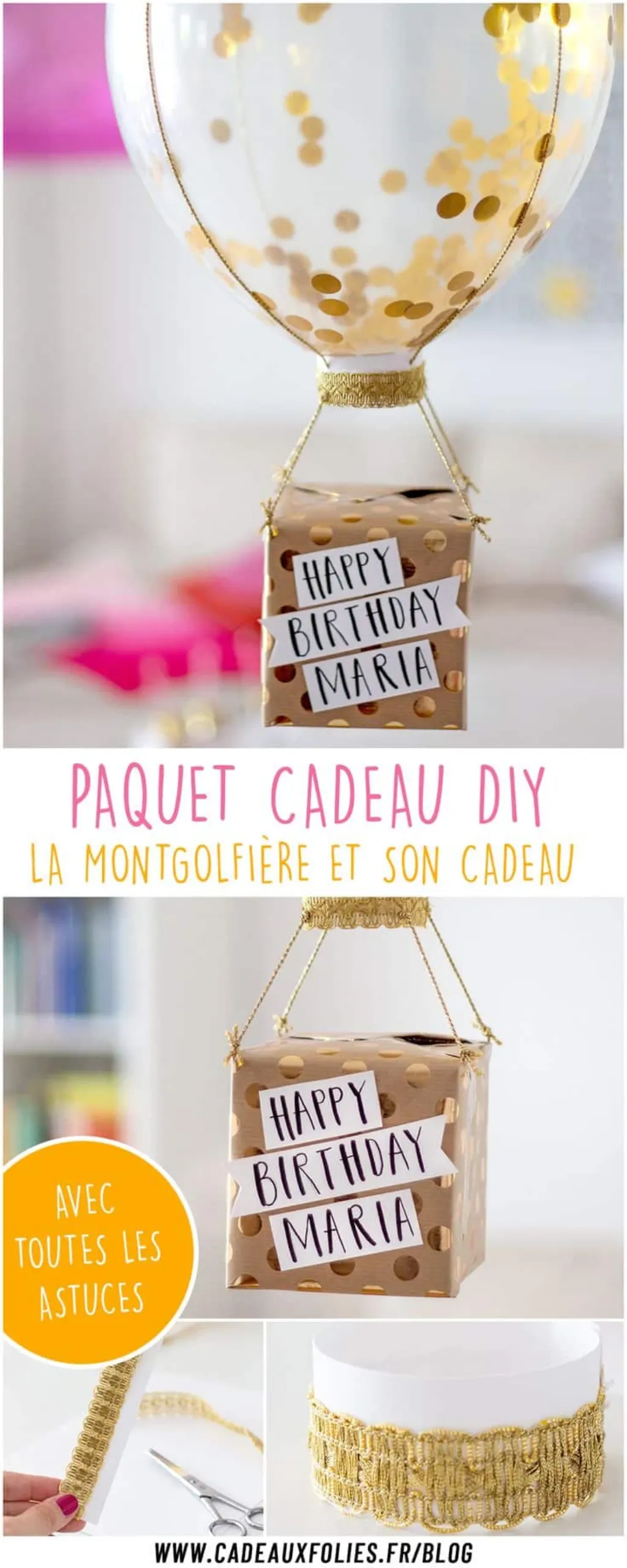 Sur Pinterest Découvrez toutes les étapes pour réaliser votre paquet cadeau DIY !