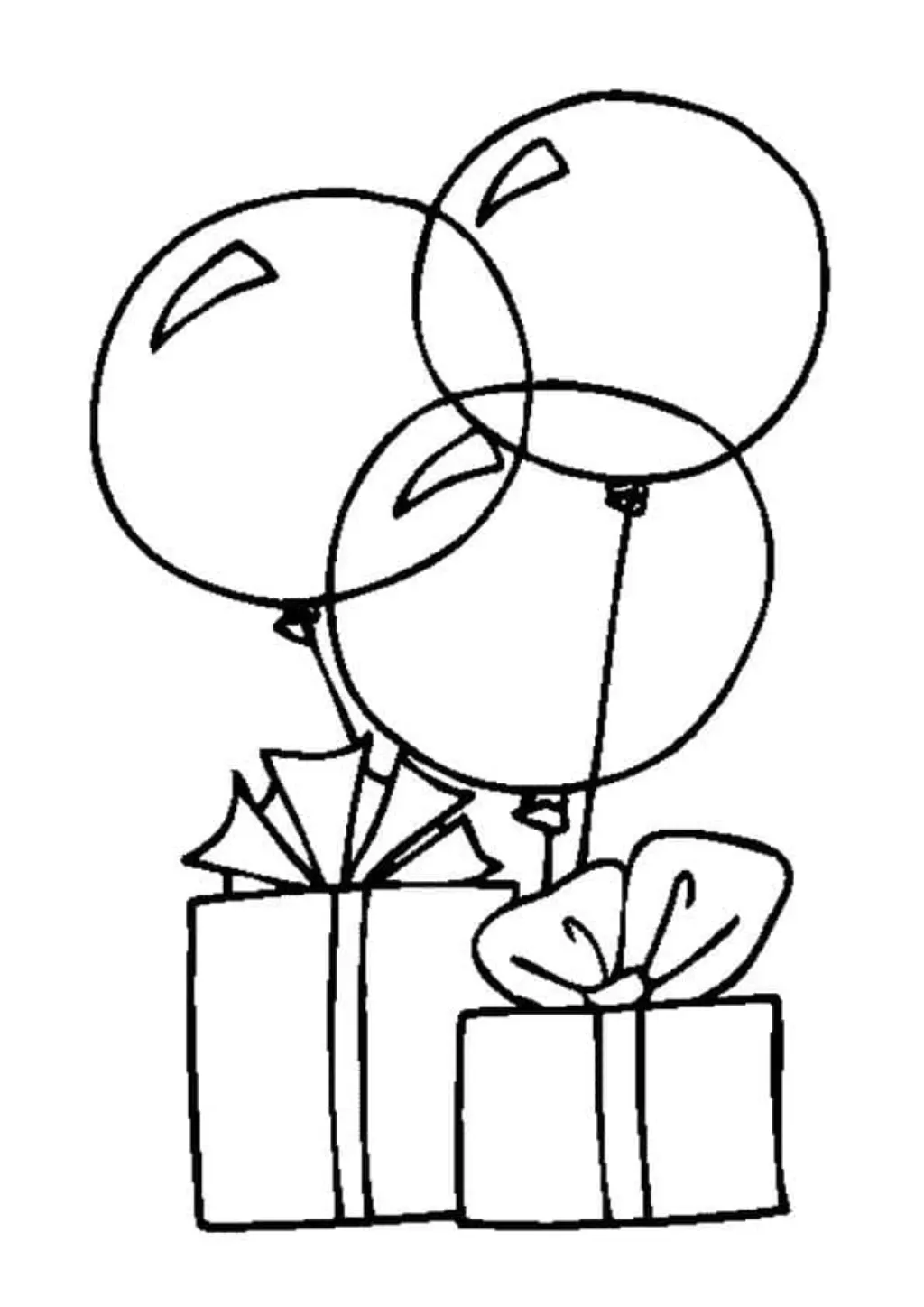 Sur Pinterest Coloriage Ballons et Cadeaux d’anniversaire Hugolescargot.com