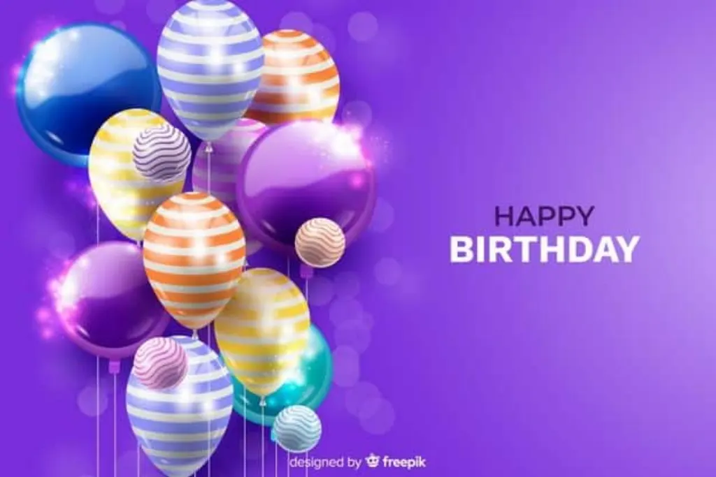 Sur Pinterest Fundo De Balão De Aniversário Realista