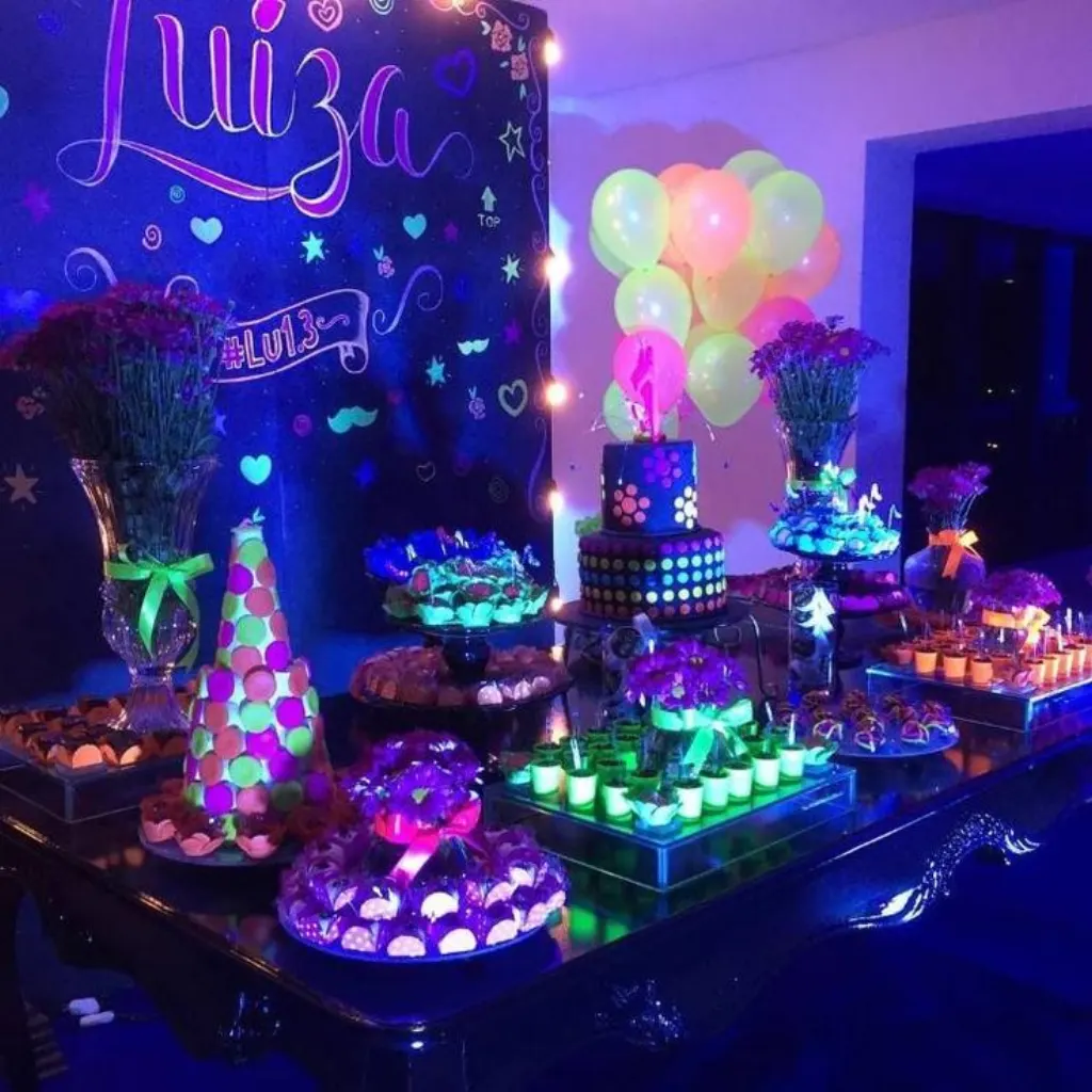 Sur Pinterest Quels sont les incontournables de la décoration fluo anniversaire?