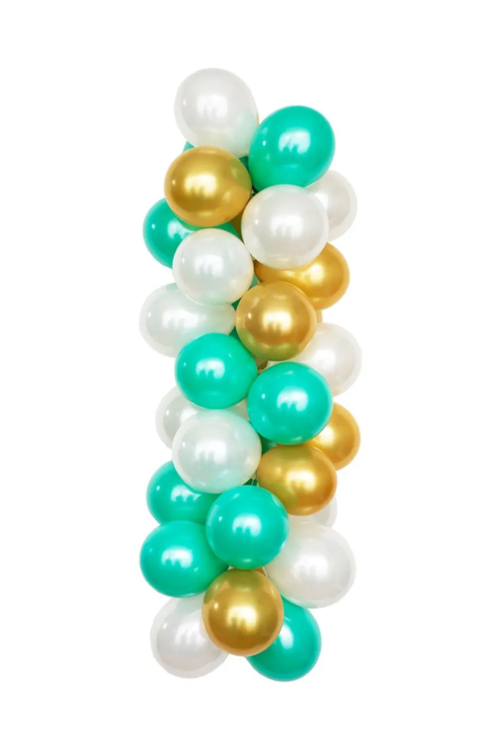 Sur Pinterest TURK & JEWEL – White, Gold and Turquoise Latex Balloons (30 balloons