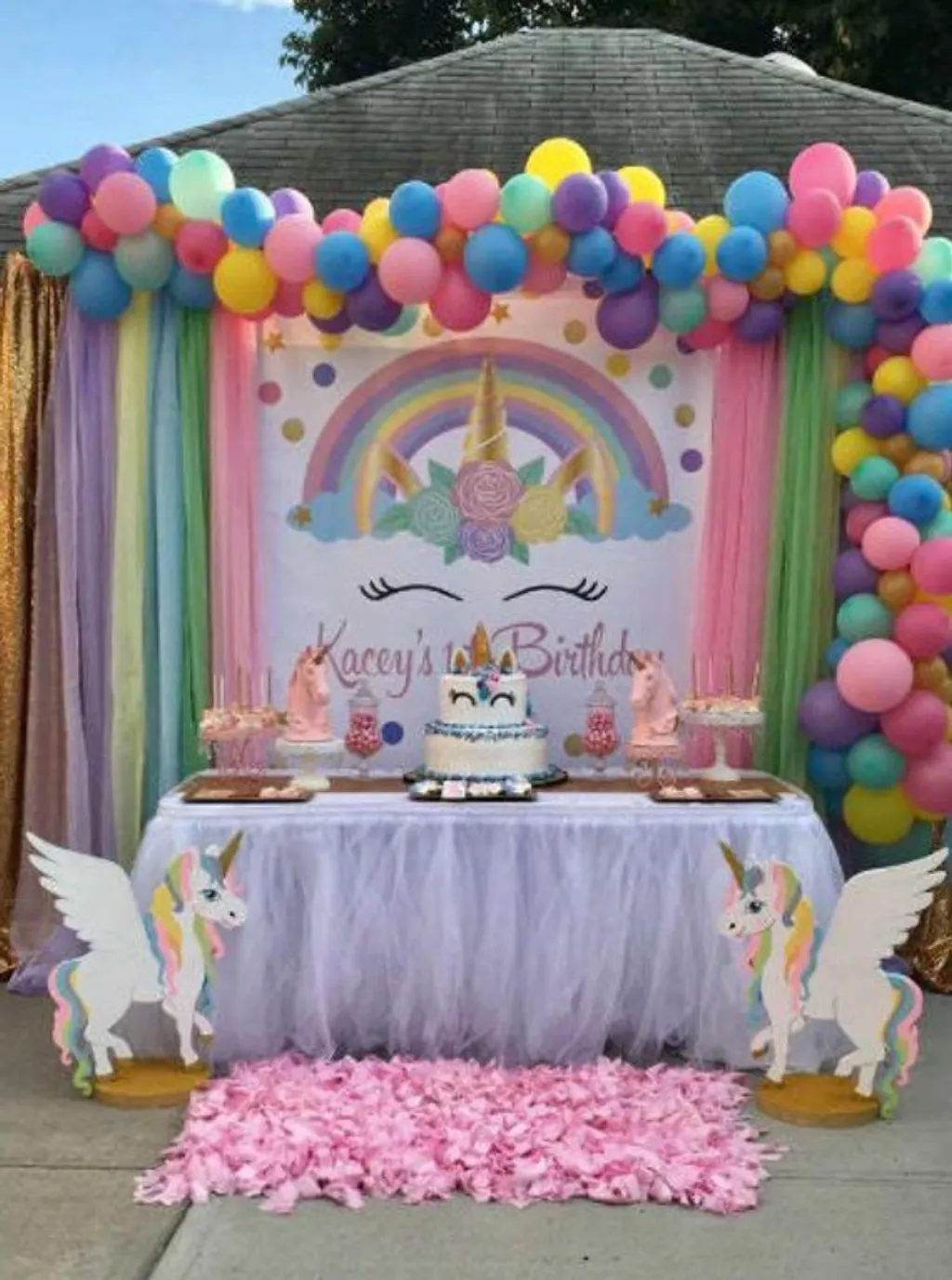 Sur Pinterest Unicorn Backdrop | Unicorn Birthday | Unicorn Digital Backdrop |