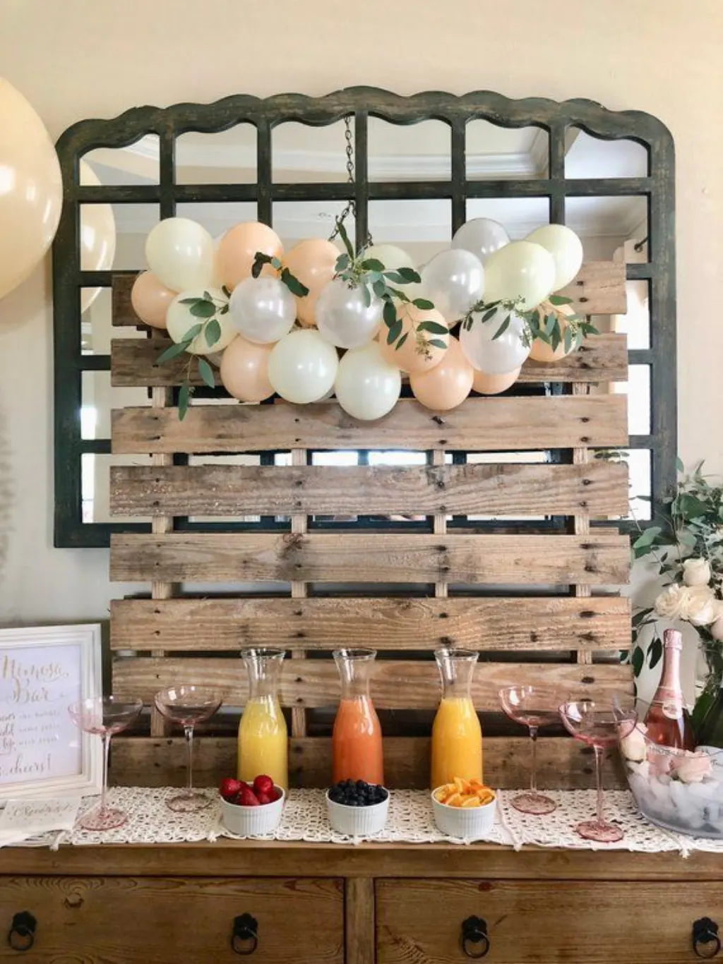 Sur Pinterest Mini Balloon Garland DIY Balloon Garland Kit Pearl White Ivory Blush