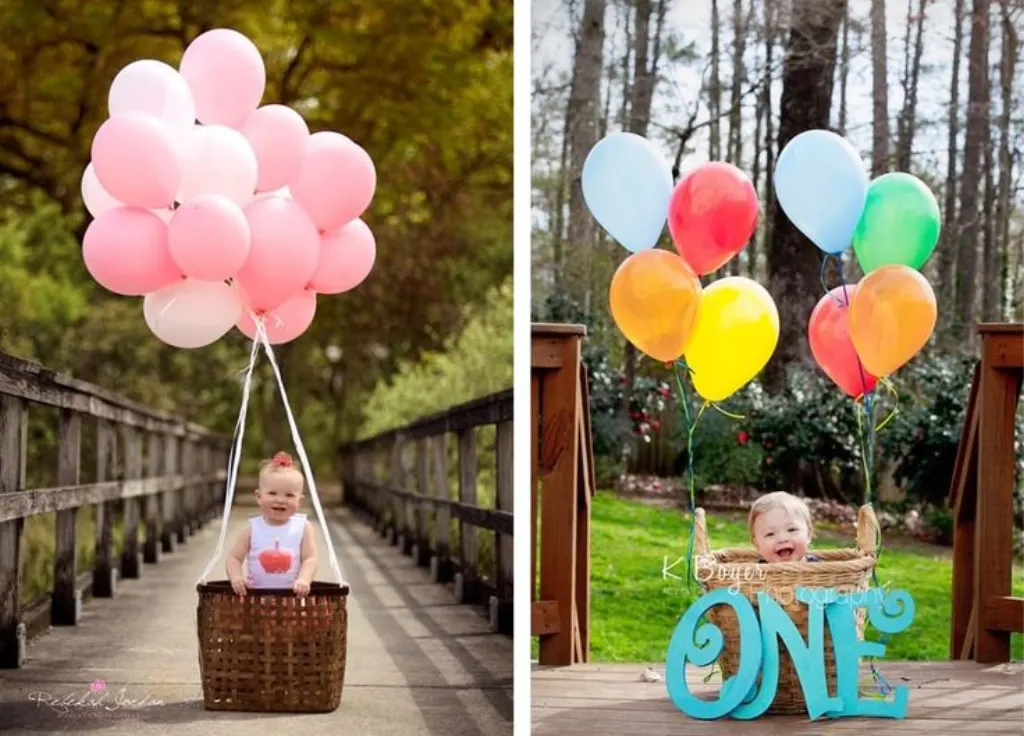 Sur Pinterest bebe ballon photo mongolfiere