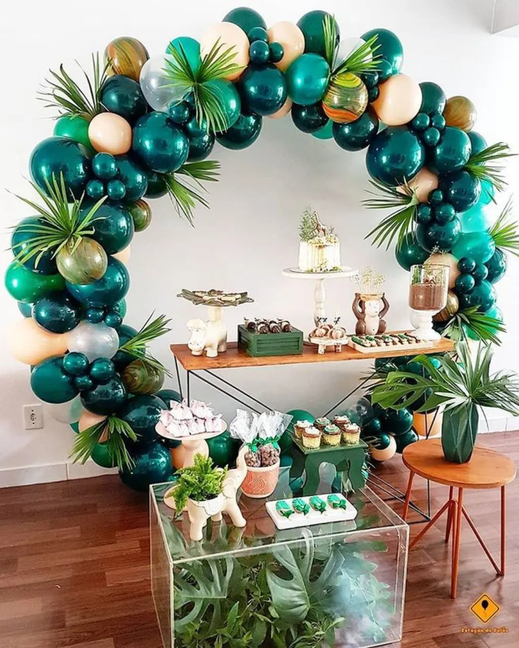 Sur Pinterest #globos #arcodeglobos #mesadedulces #fiesta #festa